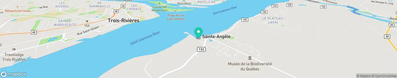 borne de recharge sur la carte