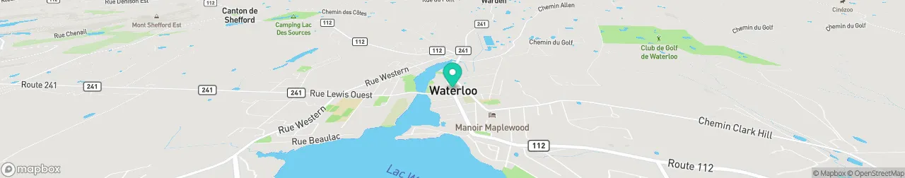 borne de recharge sur la carte