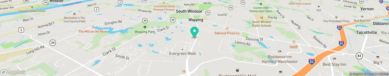 ev charging station on the map