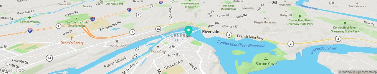 borne de recharge sur la carte