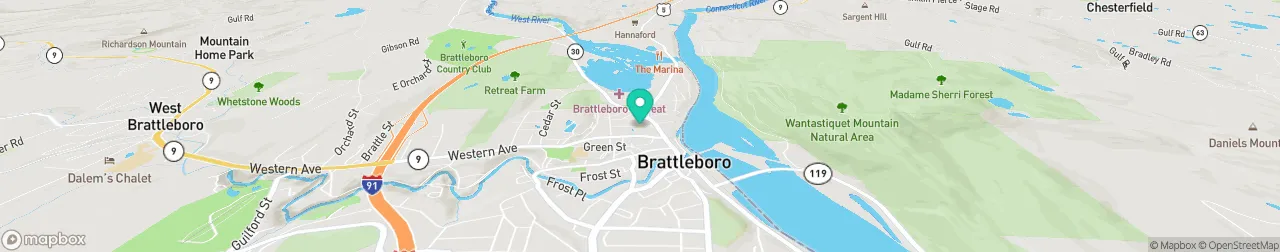 borne de recharge sur la carte