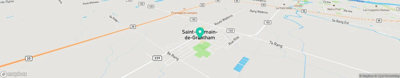 borne de recharge sur la carte