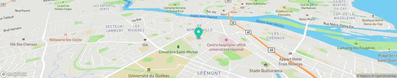 borne de recharge sur la carte