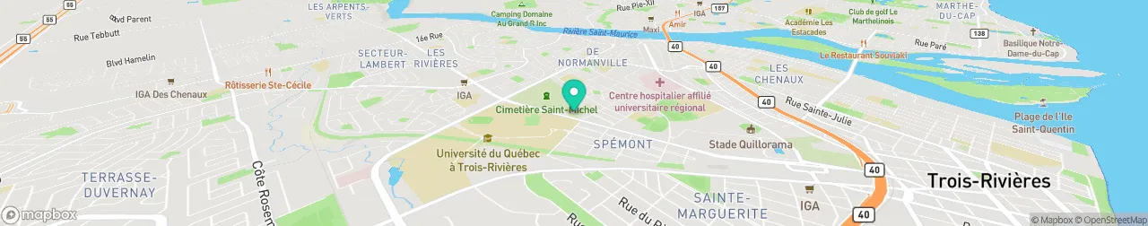 borne de recharge sur la carte