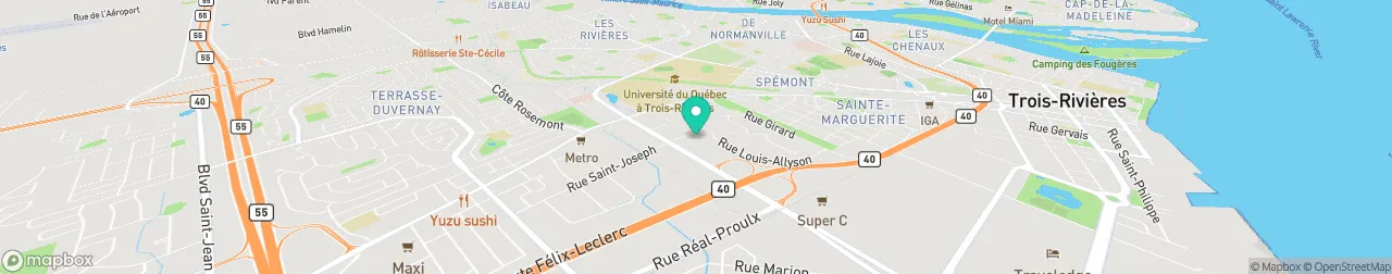 borne de recharge sur la carte