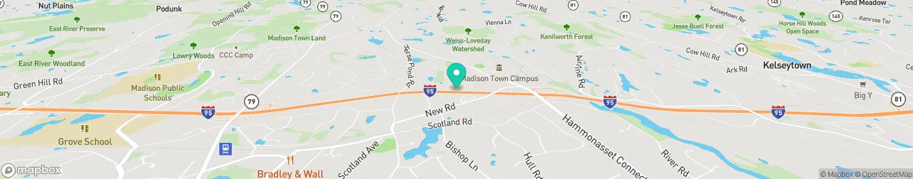 borne de recharge sur la carte