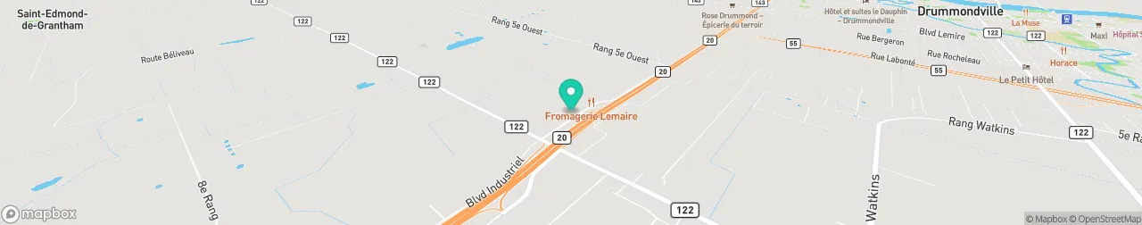 borne de recharge sur la carte