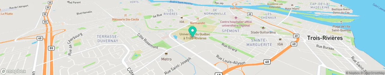 borne de recharge sur la carte