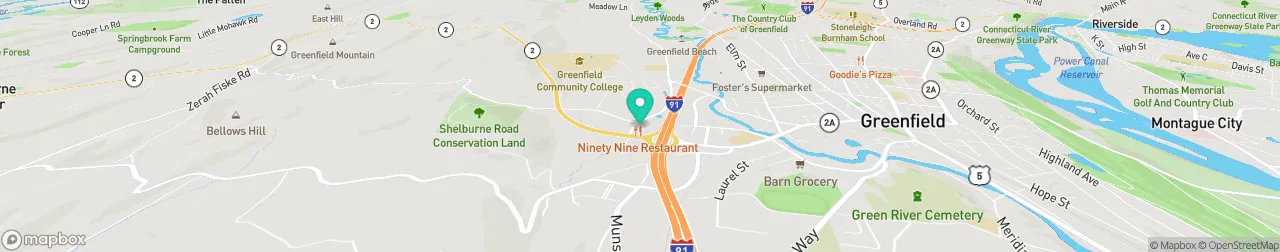 borne de recharge sur la carte