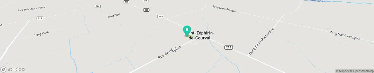 borne de recharge sur la carte