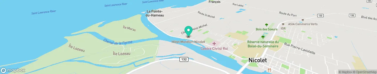 borne de recharge sur la carte