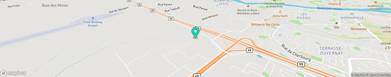 ev charging station on the map