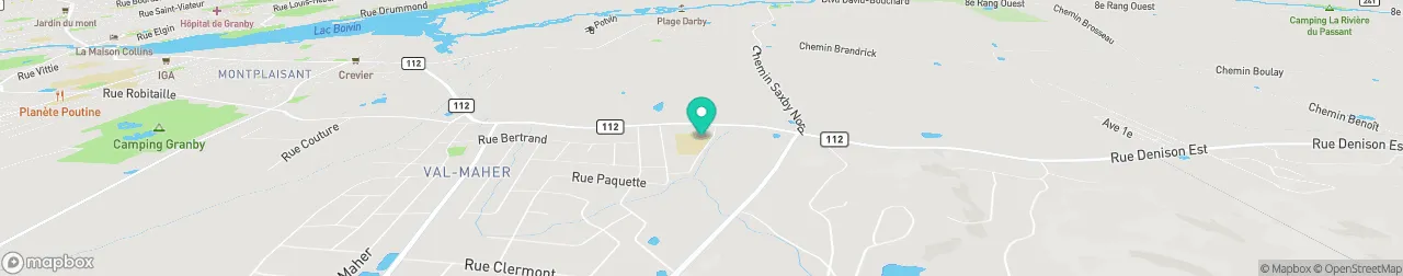 borne de recharge sur la carte