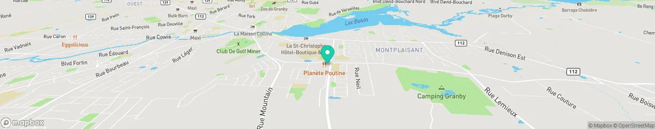 borne de recharge sur la carte