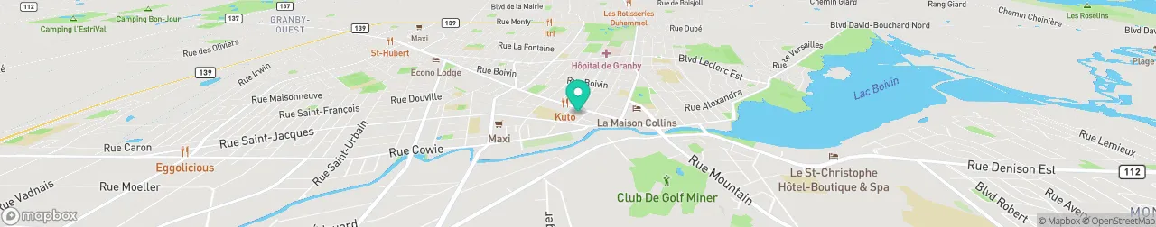 borne de recharge sur la carte