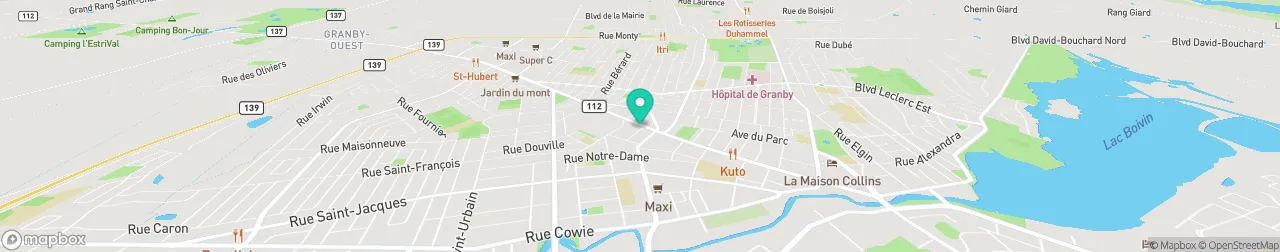 borne de recharge sur la carte