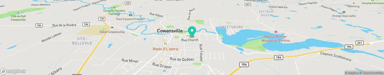 borne de recharge sur la carte