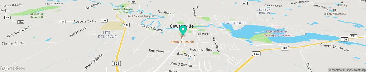 borne de recharge sur la carte