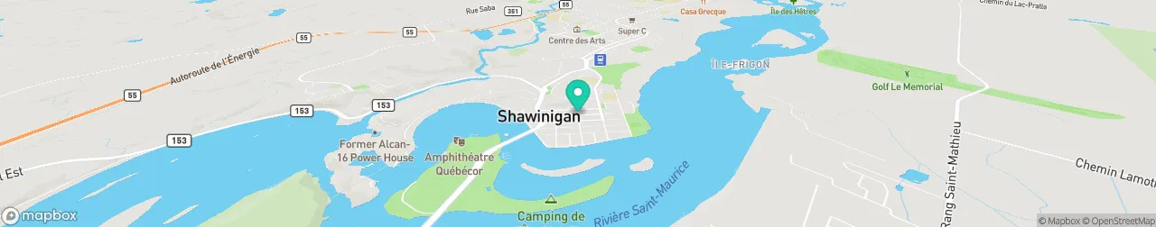 borne de recharge sur la carte