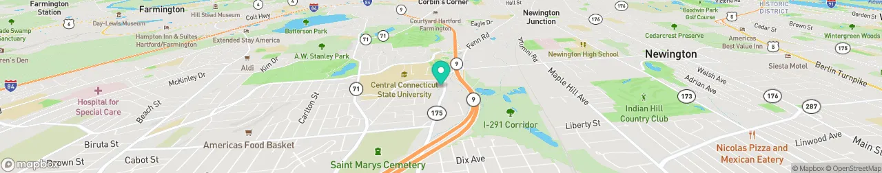 ev charging station on the map