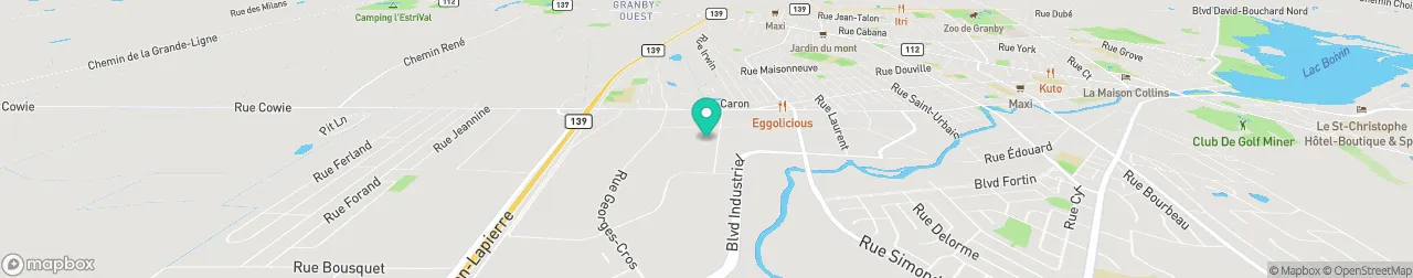 borne de recharge sur la carte