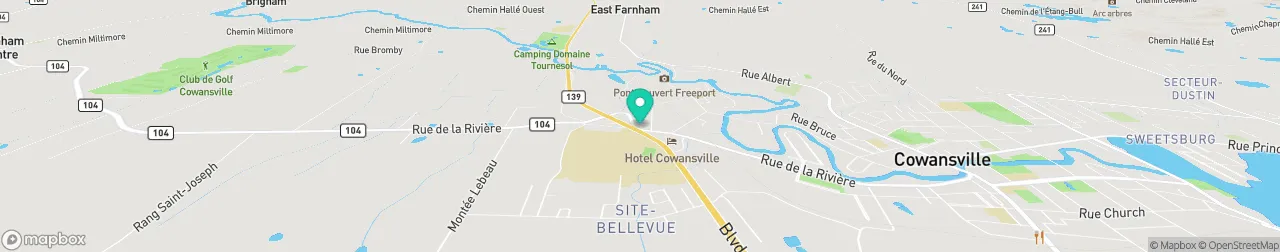 borne de recharge sur la carte