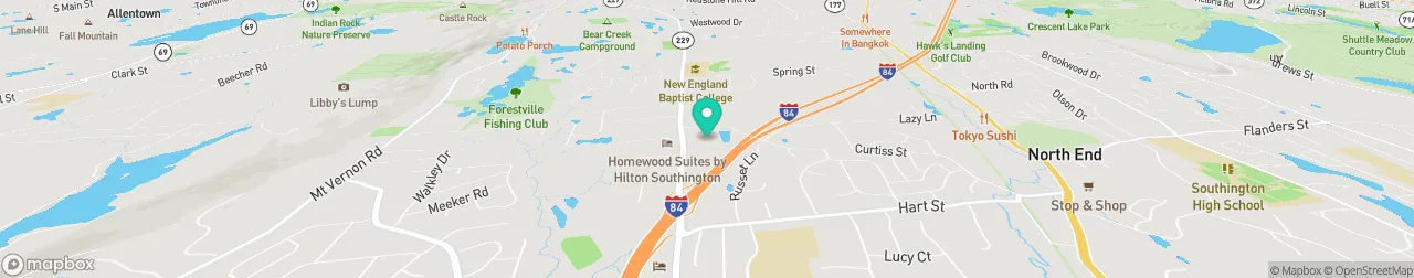 borne de recharge sur la carte