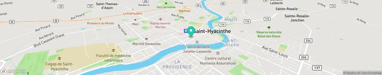 borne de recharge sur la carte