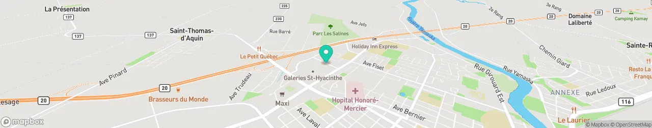 borne de recharge sur la carte