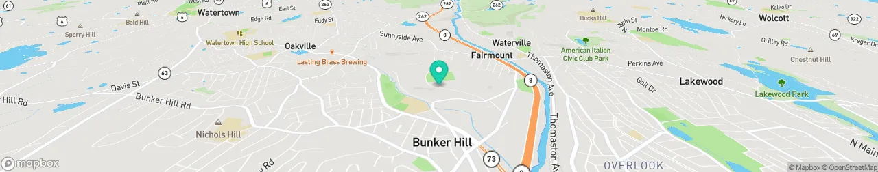 borne de recharge sur la carte