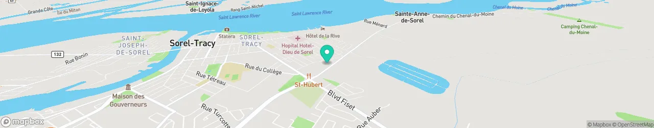 borne de recharge sur la carte