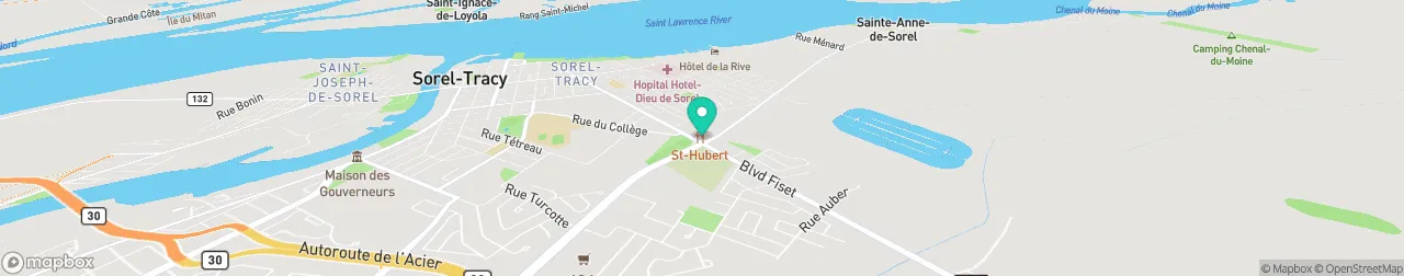 borne de recharge sur la carte