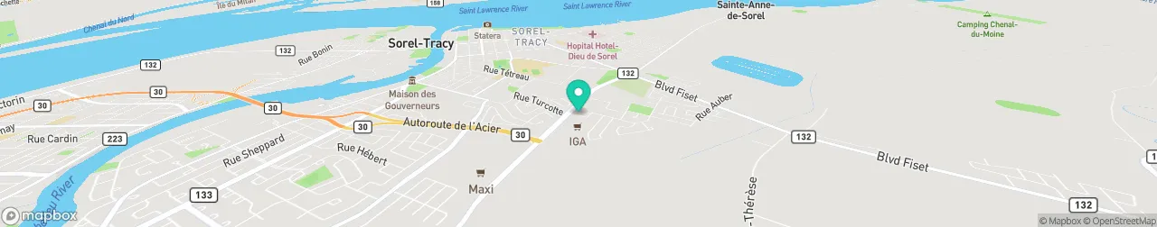 ev charging station on the map