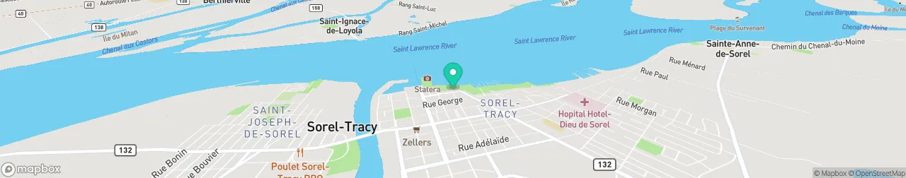 borne de recharge sur la carte