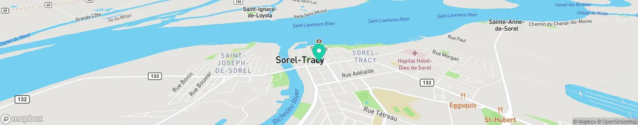 borne de recharge sur la carte