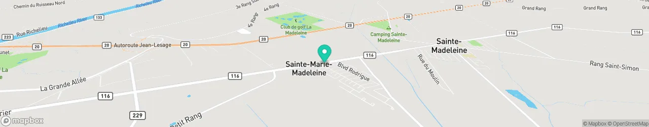 borne de recharge sur la carte