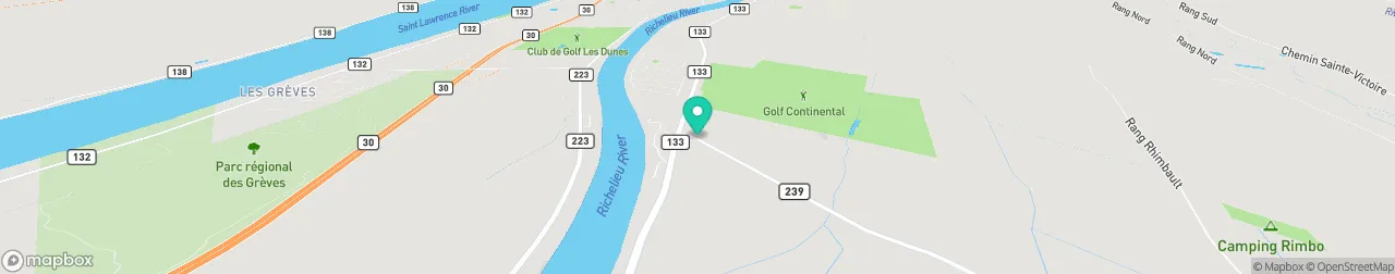 borne de recharge sur la carte