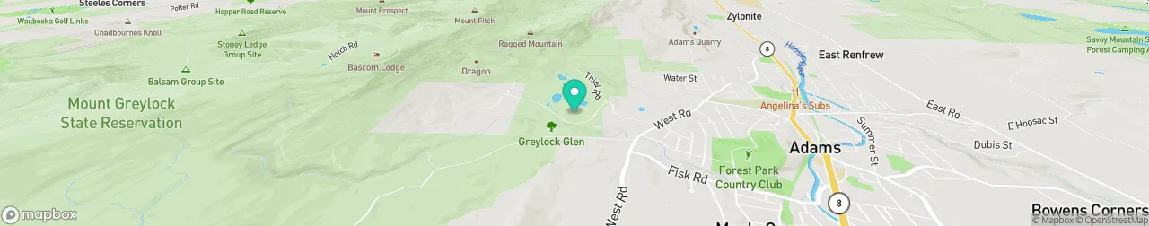 borne de recharge sur la carte