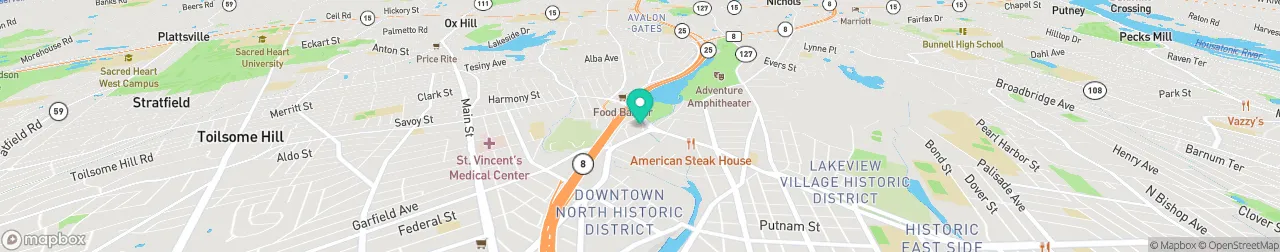 borne de recharge sur la carte