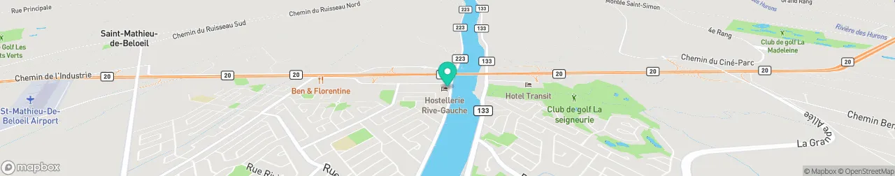 borne de recharge sur la carte