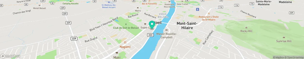 ev charging station on the map