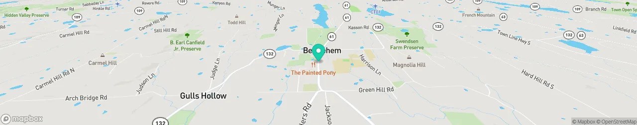 borne de recharge sur la carte