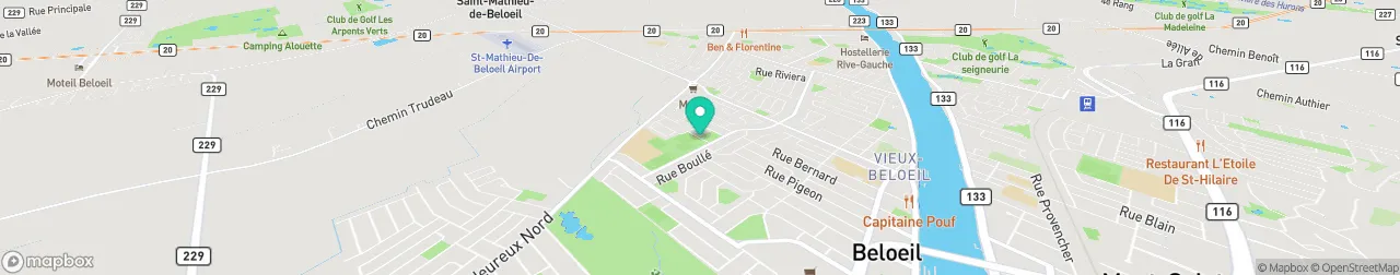 borne de recharge sur la carte