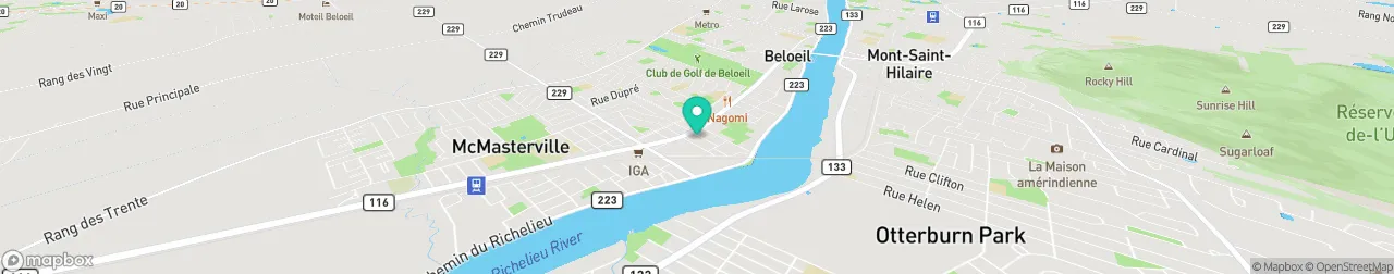 ev charging station on the map