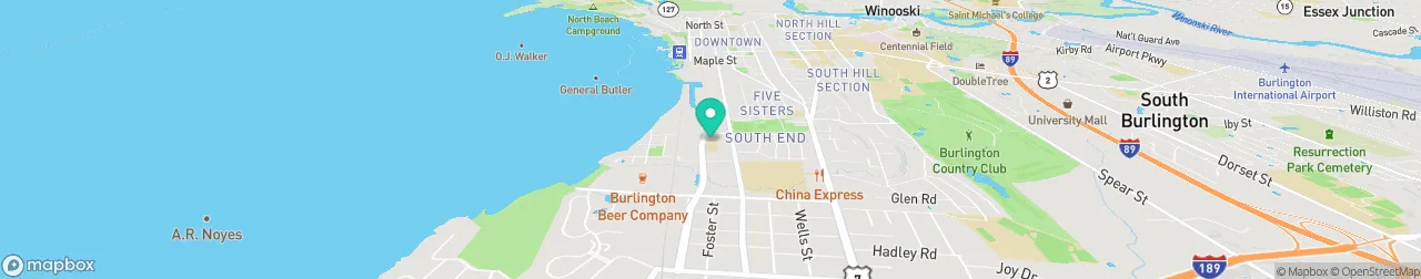 borne de recharge sur la carte