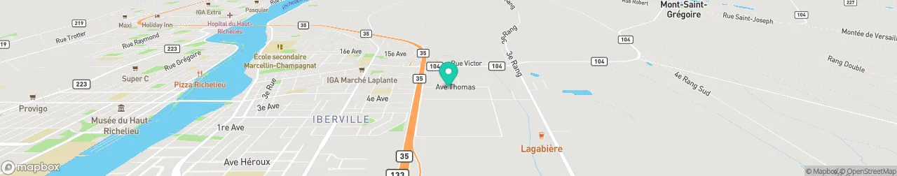 borne de recharge sur la carte