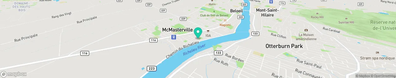 ev charging station on the map