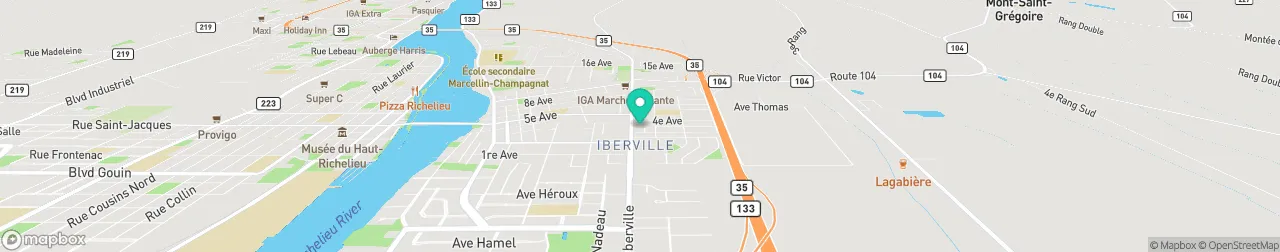 ev charging station on the map