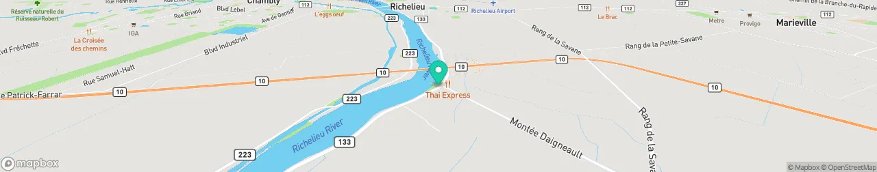 ev charging station on the map