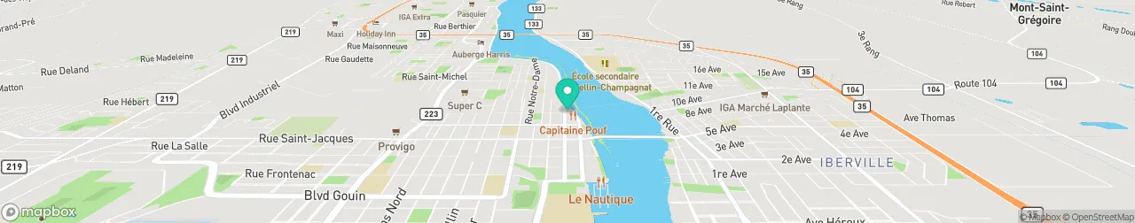 borne de recharge sur la carte